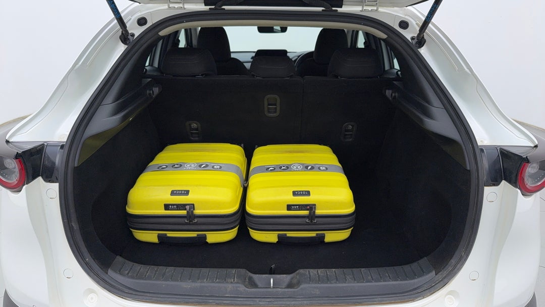 Boot Inside View with Luggage