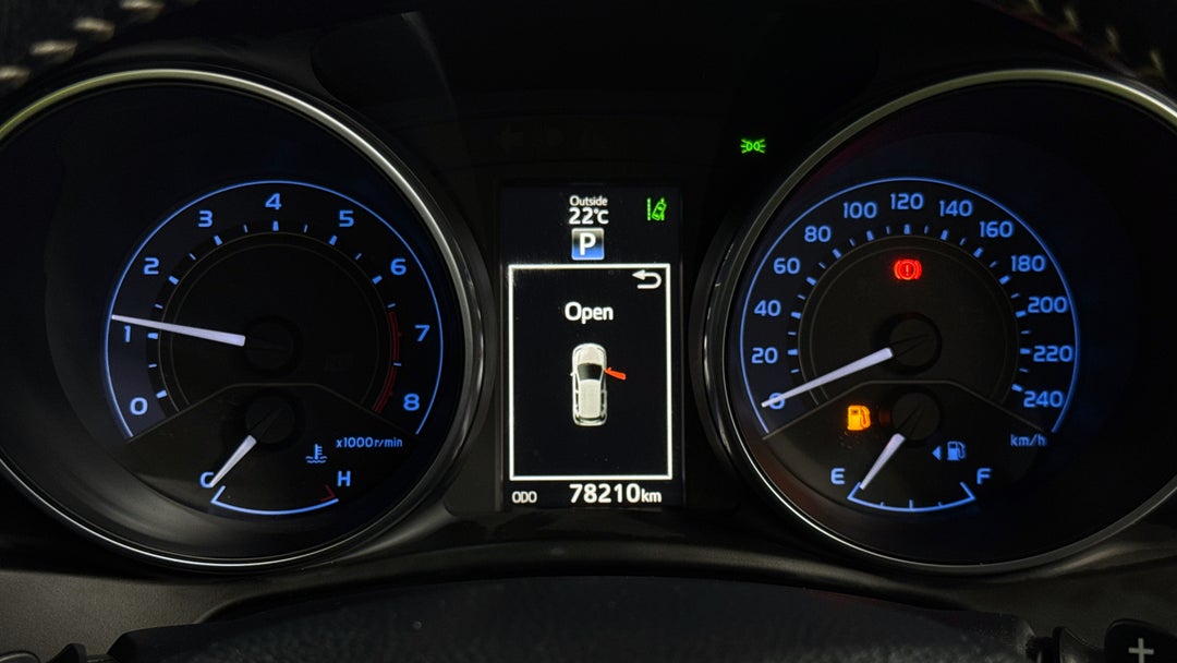 2018 Toyota Corolla Zr, Automatic, 78210 km, Odometer View