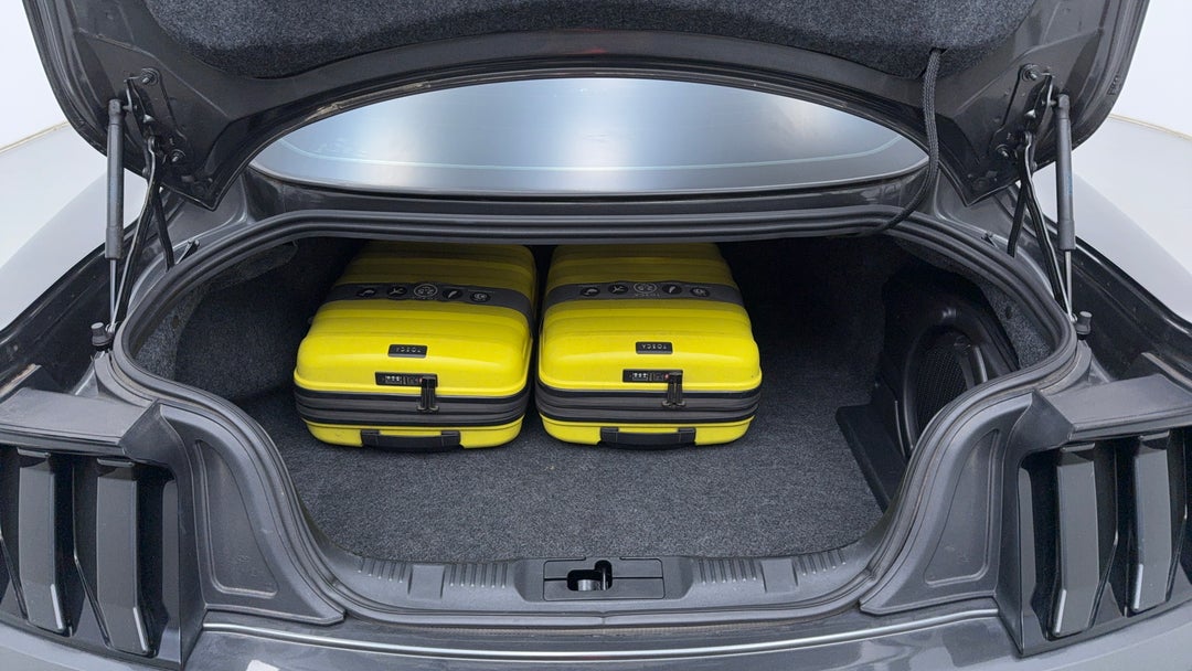 Boot Inside View with Luggage