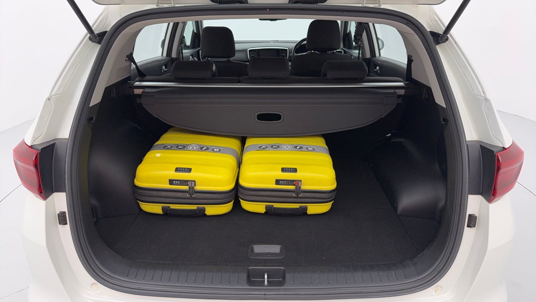 Boot Inside View with Luggage