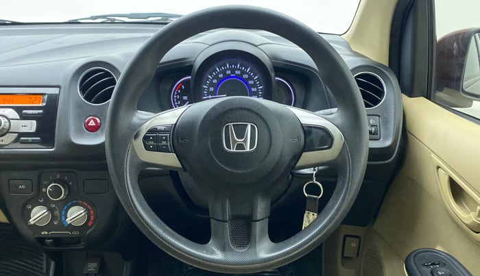 2014 Honda Amaze 1.5 SMT I DTEC, Diesel, Manual, 23,469 km, Steering Wheel Close Up