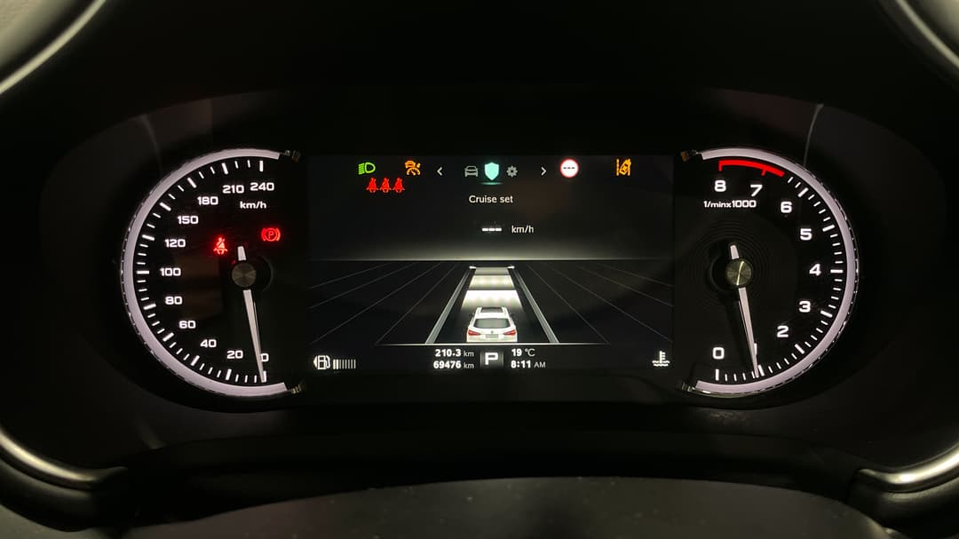2021 MG HS Core, Automatic, 69476 km, Odometer View