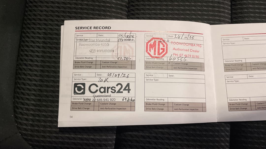 2021 MG HS Core, Automatic, 69476 km, Service History