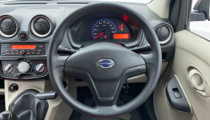 2018 Datsun Go Plus T, Petrol, Manual, 29,054 km, Steering Wheel Close Up