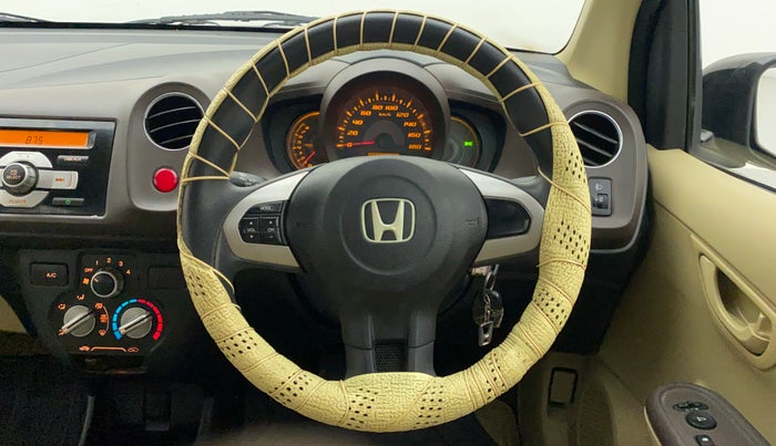 2013 Honda Amaze 1.2L I-VTEC S, Petrol, Manual, 36,850 km, Steering Wheel Close Up