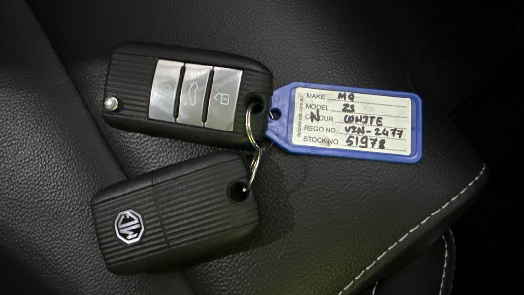 2023 MG ZS Excite, Automatic, 25899 km, Key Close-up