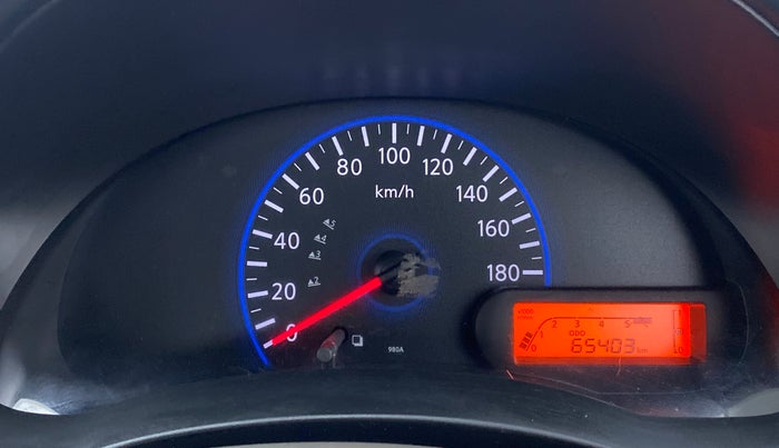 2014 Datsun Go T, Petrol, Manual, 65,470 km, Odometer Image
