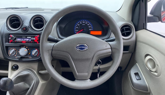2014 Datsun Go T, Petrol, Manual, 65,470 km, Steering Wheel Close Up