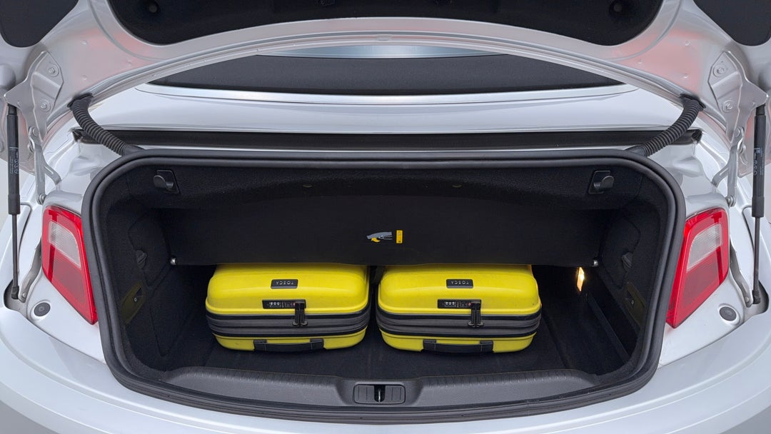 Boot Inside View with Luggage