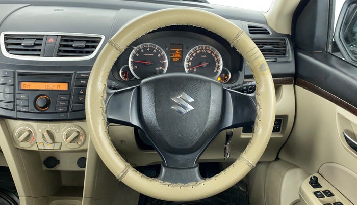 2013 Maruti Swift Dzire VXI, Petrol, Manual, 41,164 km, Steering Wheel Close Up
