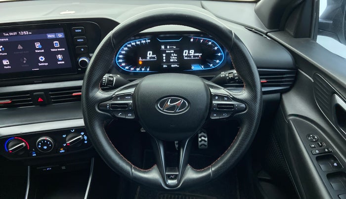 2021 Hyundai NEW I20 N LINE N6 1.0 TURBO GDI IMT, Petrol, Manual, 45,965 km, Steering Wheel Close Up