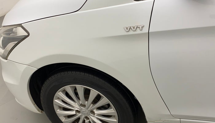 2014 Maruti Ciaz ZXI, Petrol, Manual, 70,337 km, Left fender - Paint has minor damage