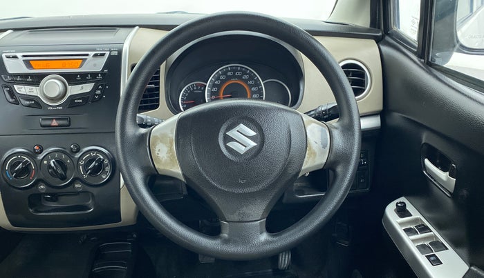 2015 Maruti Wagon R 1.0 VXI, Petrol, Manual, 43,009 km, Steering Wheel Close Up