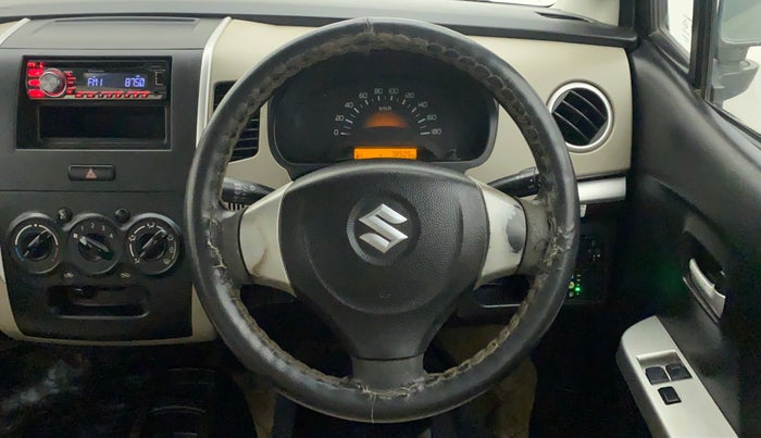 2015 Maruti Wagon R 1.0 LXI CNG, CNG, Manual, 78,586 km, Steering Wheel Close Up