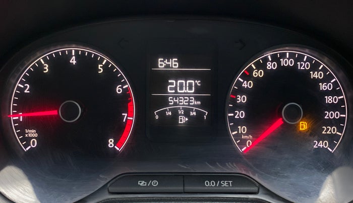 2020 Volkswagen Polo TRENDLINE 1.0L, Petrol, Manual, 54,323 km, Odometer Image
