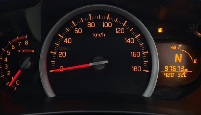 2017 Maruti Celerio ZXI OPT AMT, Petrol, Automatic, 97,733 km, Odometer Image