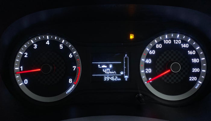 2021 Hyundai AURA S 1.2, Petrol, Manual, 39,462 km, Odometer Image