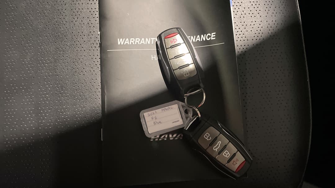 2022 GWM Haval H6 Ultra, Automatic, 39878 km, Key Close-up