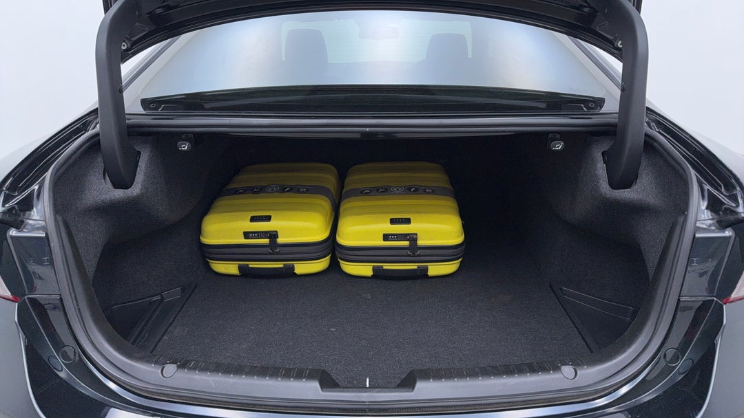 Boot Inside View with Luggage