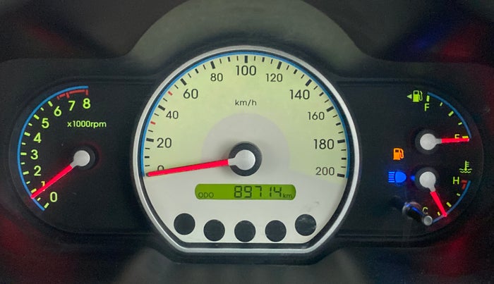 2008 Hyundai i10 SPORTZ 1.2, Petrol, Manual, 89,698 km, Odometer Image