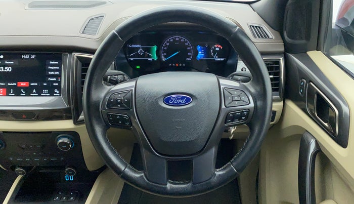2018 Ford Endeavour 3.2l 4X4 AT Titanium, Diesel, Automatic, 34,004 km, Steering Wheel Close Up