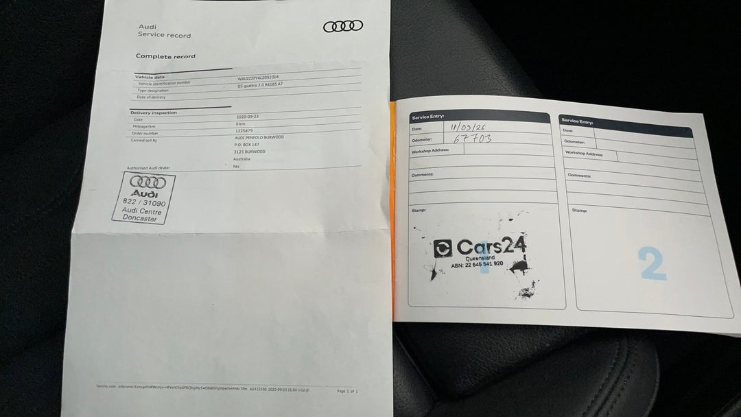 2020 Audi Q5 45 Tfsi Quattro Sport, Automatic, 67704 km, Service History