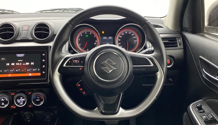 2020 Maruti Swift ZXI + AMT, Petrol, Automatic, 24,417 km, Steering Wheel Close Up