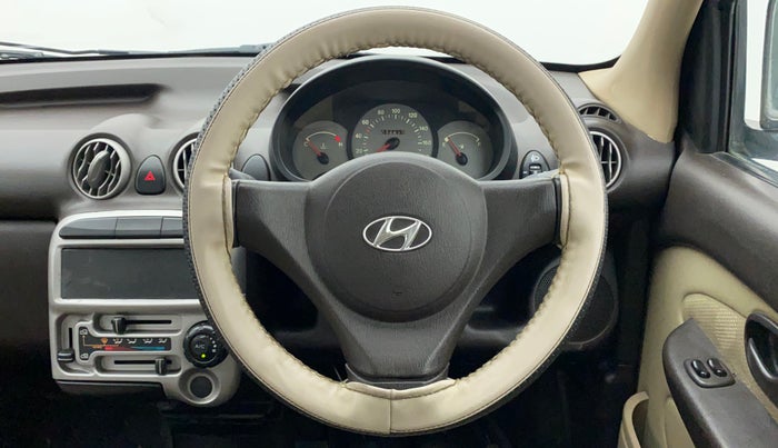 2011 Hyundai Santro Xing GL PLUS, Petrol, Manual, 76,827 km, Steering Wheel Close Up