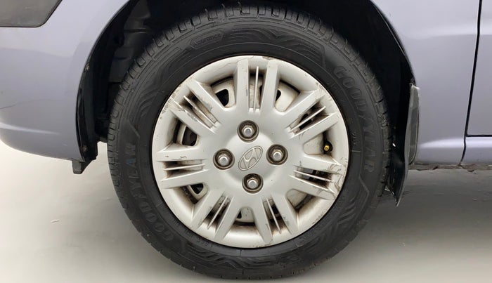 2011 Hyundai Santro Xing GL PLUS, Petrol, Manual, 76,827 km, Left Front Wheel