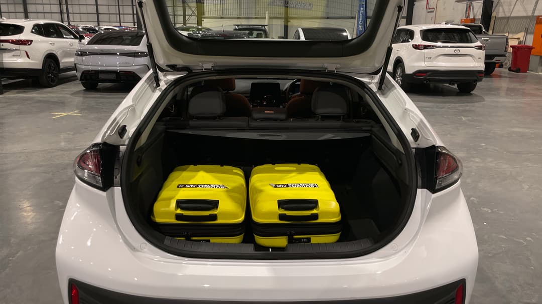 2022 Hyundai Ioniq Electric Elite, Automatic, 61549 km, Boot Inside View with Luggage