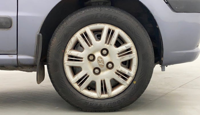 2010 Hyundai Santro Xing GLS, Petrol, Manual, 91,968 km, Right Front Wheel