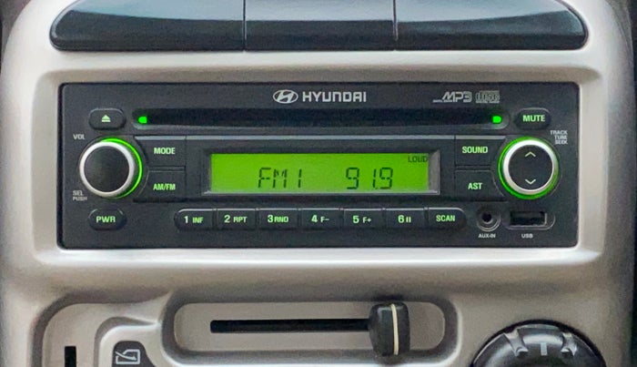 2010 Hyundai Santro Xing GLS, Petrol, Manual, 91,968 km, Infotainment System