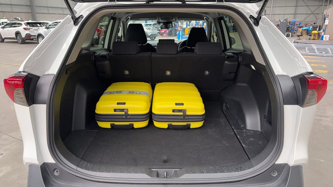2022 Toyota RAV4 Gx (2WD), Automatic, 146536 km, Boot Inside View with Luggage