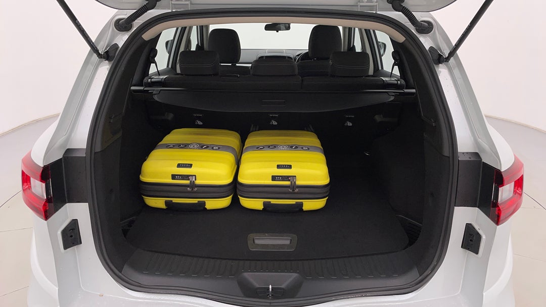Boot Inside View with Luggage