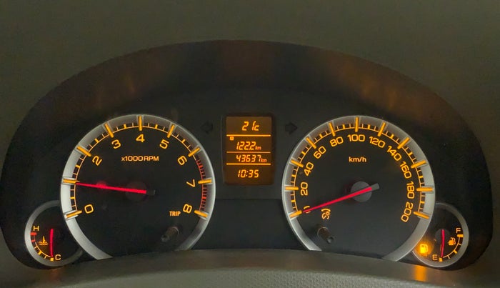 2013 Maruti Ertiga ZXI, Petrol, Manual, 43,680 km, Odometer Image