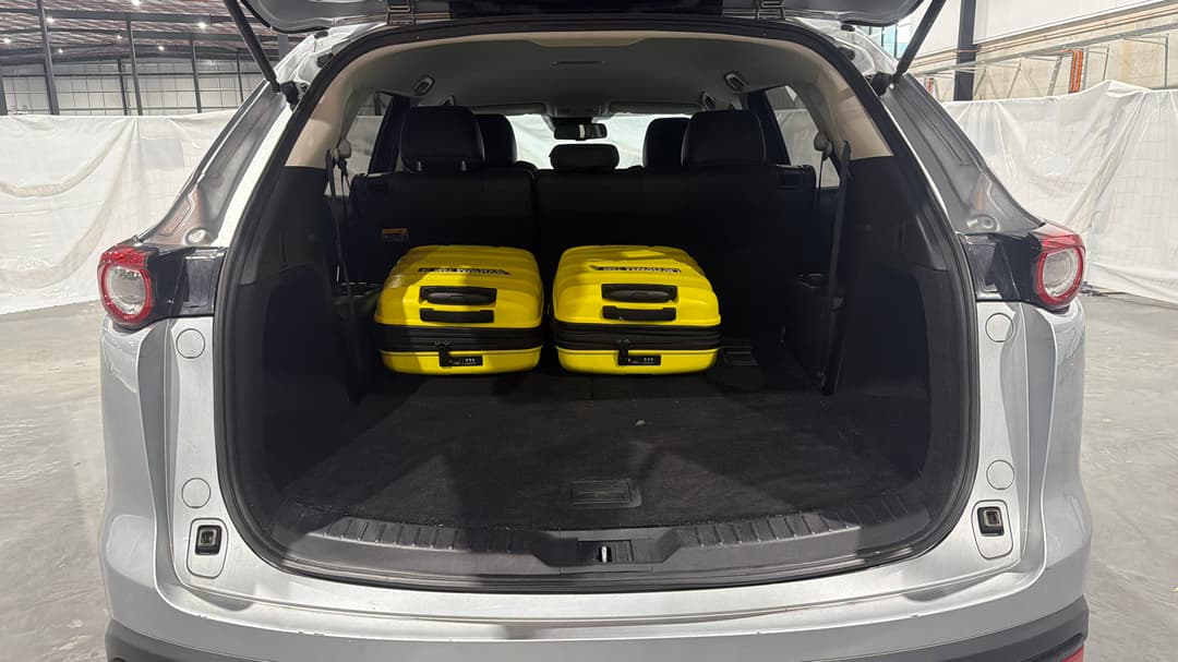 2021 Mazda CX-9 Touring (FWD), Automatic, 122073 km, Boot Inside View with Luggage