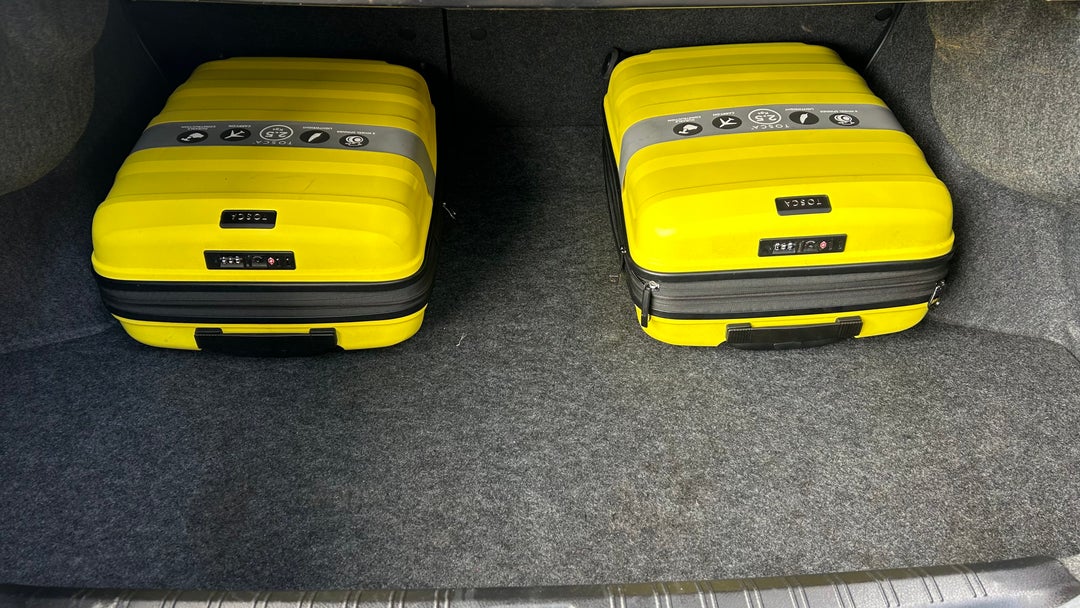 Boot Inside View with Luggage