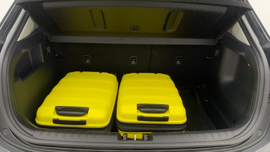 Boot Inside View with Luggage