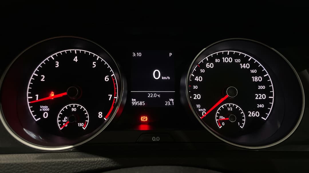 2020 Volkswagen Golf 110 Tsi Trendline, Automatic, 99585 km, Odometer View