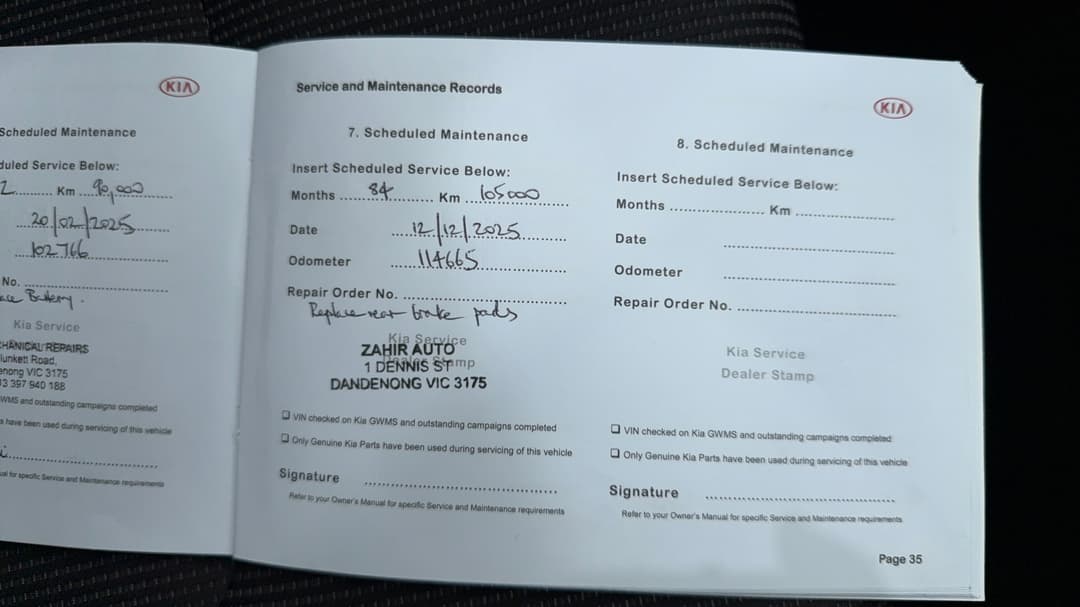 2019 Kia Cerato S, Automatic, 123865 km, Service History