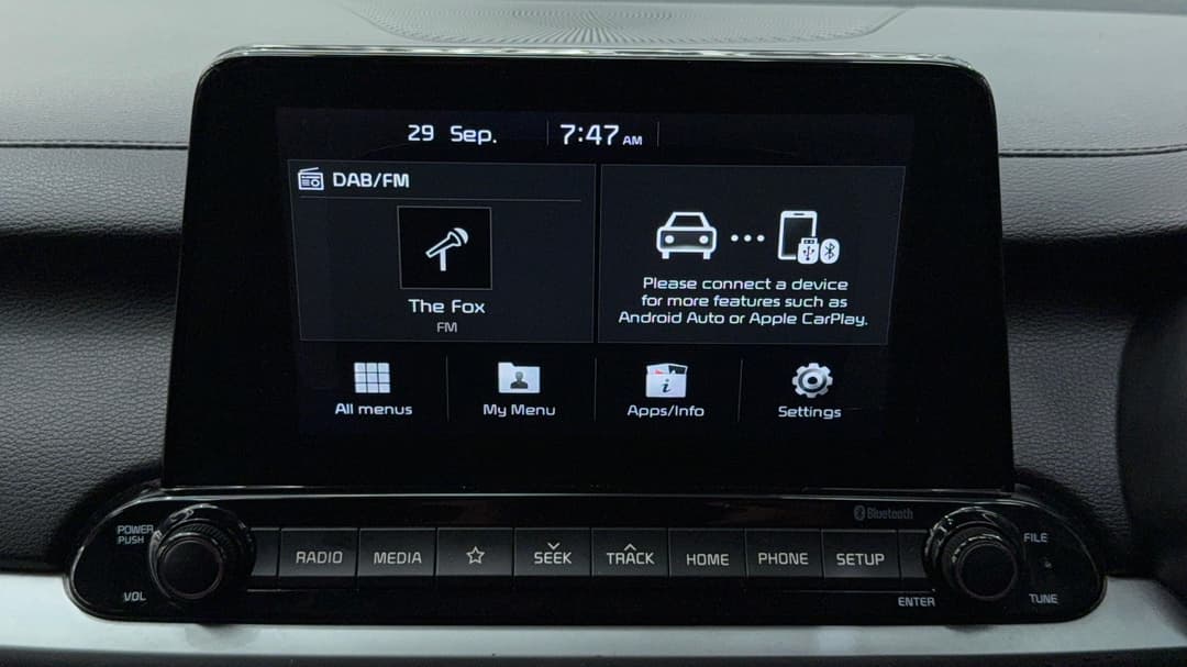 2019 Kia Cerato S, Automatic, 123865 km, Infotainment System