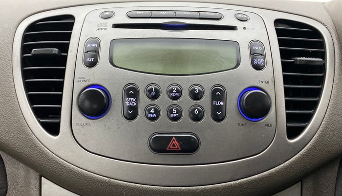 2013 Hyundai i10 SPORTZ 1.2, Petrol, Manual, 83,322 km, Infotainment system - Music system not functional