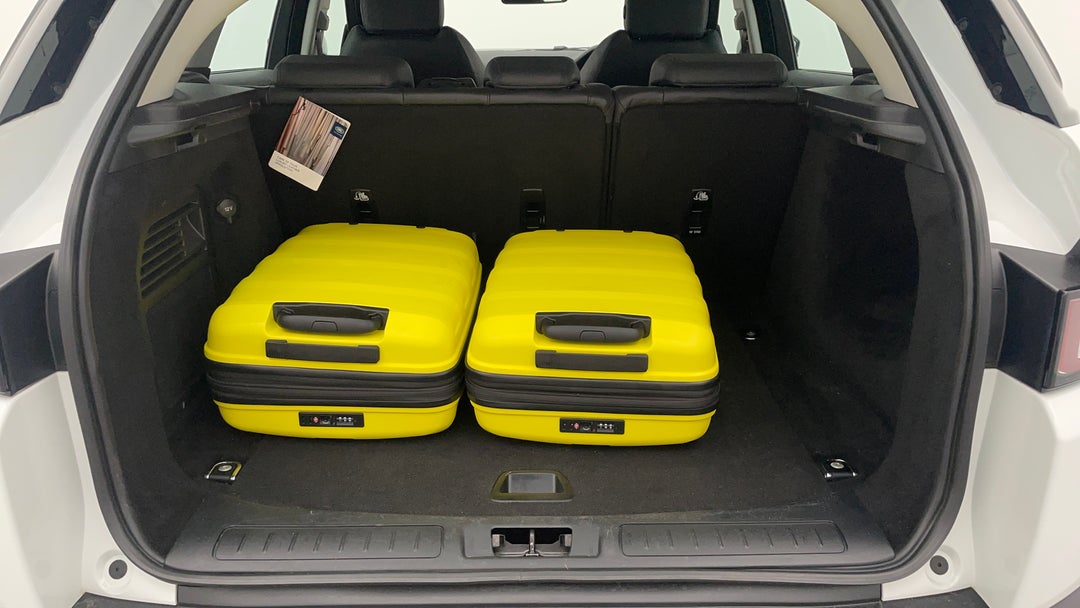 Boot Inside View with Luggage