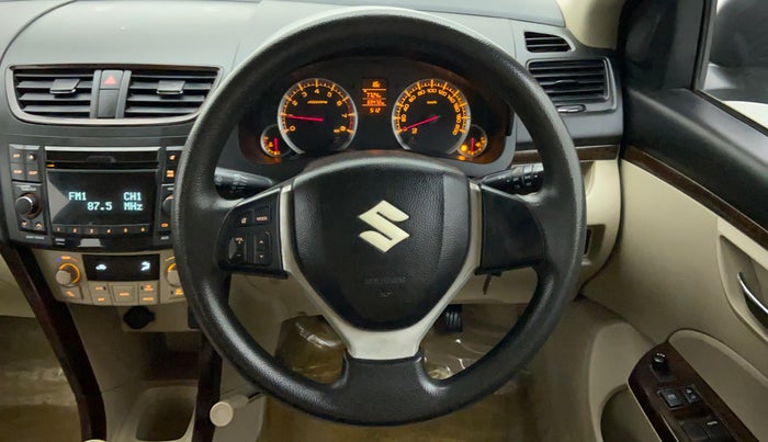 2013 Maruti Swift Dzire ZXI 1.2 BS IV, Petrol, Manual, 70,006 km, Steering Wheel Close Up