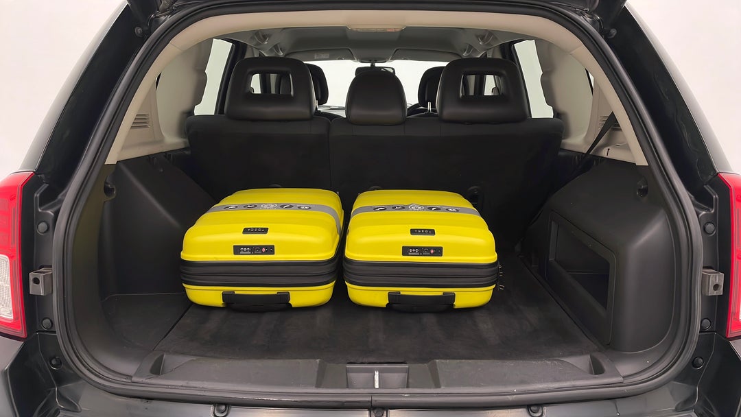 Boot Inside View with Luggage