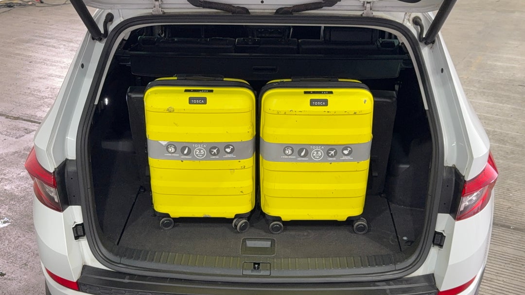 Boot Inside View with Luggage