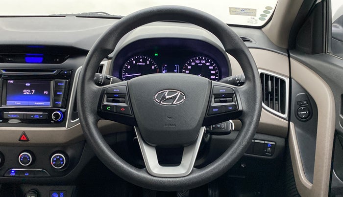 2017 Hyundai Creta E PLUS 1.6 PETROL, Petrol, Manual, 44,380 km, Steering Wheel Close Up