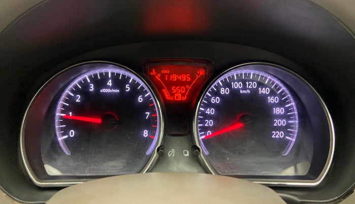 2012 Nissan Sunny XV PETROL, Petrol, Manual, 1,19,652 km, Odometer Image