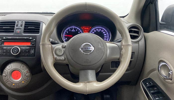 2012 Nissan Sunny XV PETROL, Petrol, Manual, 1,19,652 km, Steering Wheel Close Up