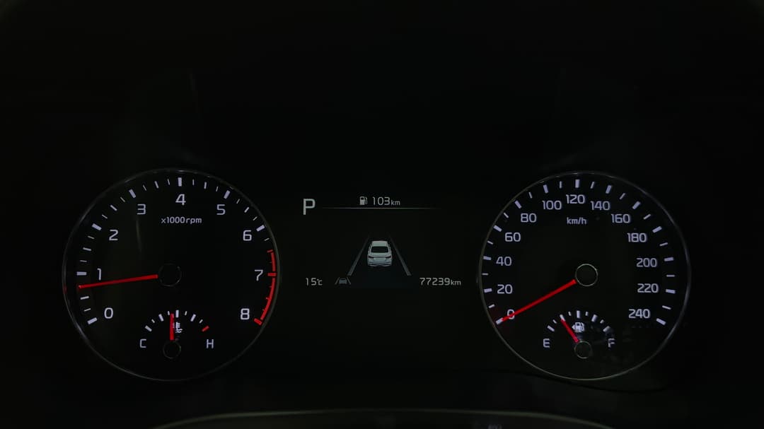 2022 Kia Cerato Gt, Automatic, 77239 km, Odometer View